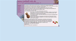 Desktop Screenshot of cocktail-mix.de