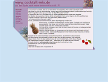 Tablet Screenshot of cocktail-mix.de