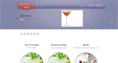 Desktop Screenshot of cocktail-mix.net